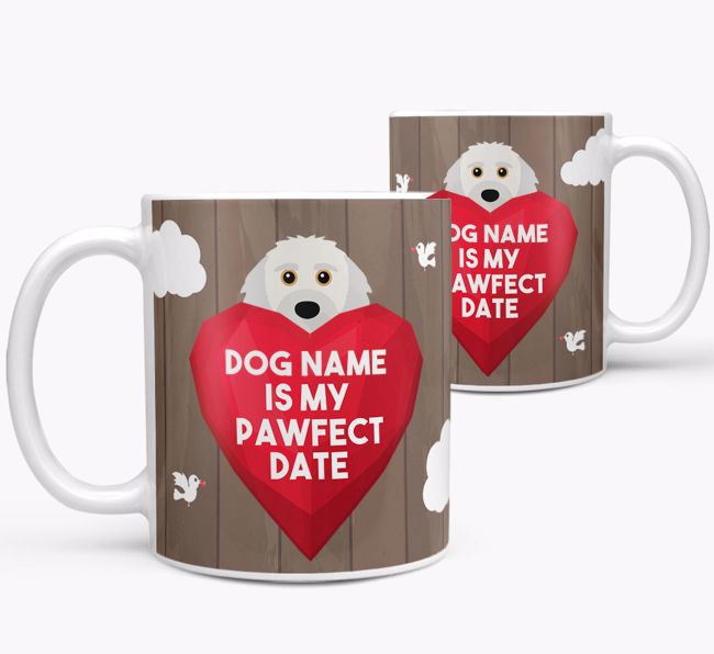 'Pawfect Date' - Personalised {breedFullName} Mug